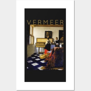 Johannes Vermeer - The Music Lesson Posters and Art